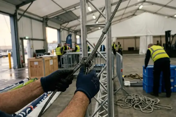 Sutton Harbour Logistics and Race Village Setup